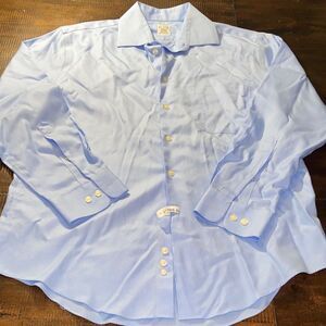 Men’s Pronto Uomo Sky Blue Dress Shirt 16 32/33